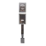 Door Lock Grip Square Pewter