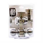 Combination Entry Door Lock Set Stainless Steel