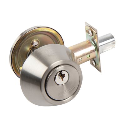 Deadbolt Single Cylinder Pewter