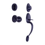 Door Lock Grip Teardrop Black ORB