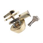 Deadbolt Single Cylinder Polished Brass