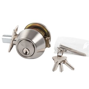 Deadbolt Single Cylinder Stainless Steel