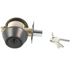 Deadbolt Single Cylinder Black