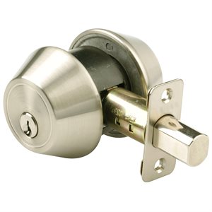 Door Lock Double Cylinder Deadbolt Pewter