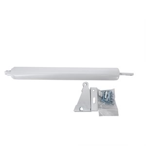 Pneumatic Aluminum Door Closer 10.5in x 1.25in White