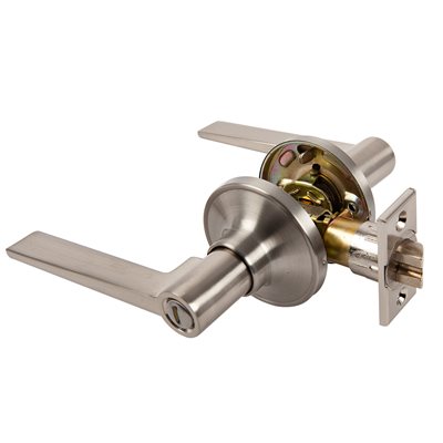 Door Lock Lever Passage Satin Nickel (858 Series)