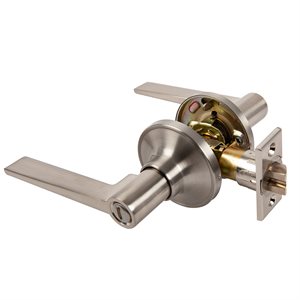 Door Lock Lever Passage Satin Nickel (858 Series)