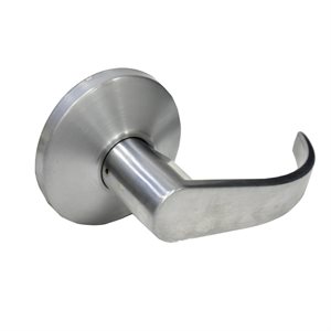 Door Lock Lever Dummy Set Satin Chrome (Commercial) Curved Handle