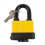 Padlock Laminated 40mm with Plastic Cover Plated