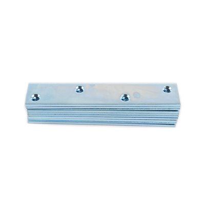 10PK Mending Plate 6in Zinc Plated