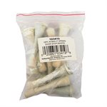 10PC Spring Door Stops 3in White