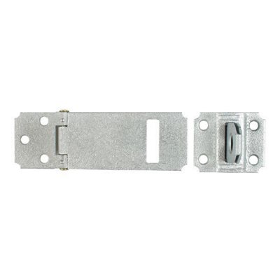 6in Hasp Steel [Zp] 1PC / Bag with UPC Label