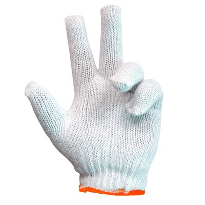 1dz. Knitted Poly / Cotton Gloves White (S)