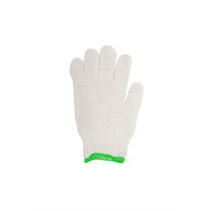 1dz. Knitted Poly / Cotton Gloves Unbleached (L)