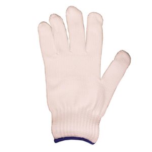 1dz. Knitted Nylon Gloves White (L)