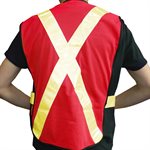 Safety Vest 5-point Tear-Away Hi-Vis Orange (OSFA)