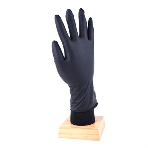 Gloves Disposable Nitrile Latex Free 5mil Black 50 / Box (L)