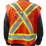 Safety Vest 5-point Tear-Away Hi-Vis Orange (OSFA)