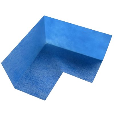 Nonwoven Membrane Inside Corner 14cm x 6cm Blue