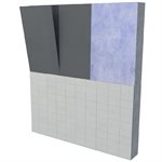 5PC XPS Foam Tile Backer Board 1 / 2in 3ft × 5ft