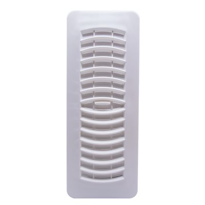 Floor Register Plastic 3 x 10in White