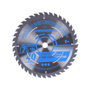 Saw Blade Fine Cut 7¼in x 40T Pro Carded - Display
