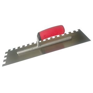Trowel Notched 16in x 4in (½” x ½” Square Notch)