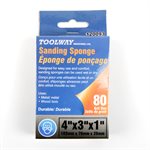 Sanding Sponge 4inx3inx1in (80 Grain Size) Silicon Carbide