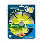 Diamond Saw Blade 4-½in 8T Tuck Point