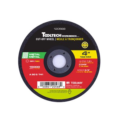 Cut-Off Wheel Ultra Thin Abrasive 4in x .045 Metal