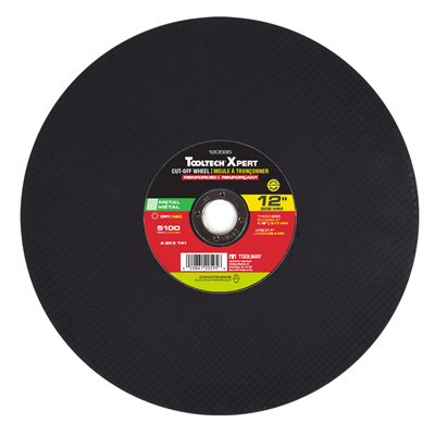 Cut-Off Wheel Reinforced Abrasive 12in x 1 / 8in x 1in Metal