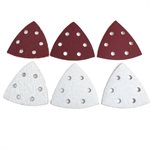 6PC Multi Tool Triangle Sanding Pad Set Delta (For Wood)