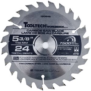 Wood Saw Blade 5-3 / 8in x 24T