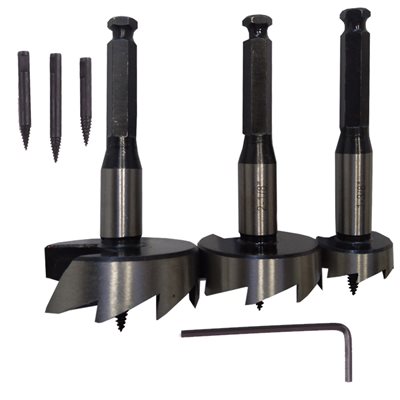 3PC High Speed Self-Feed Bits Set