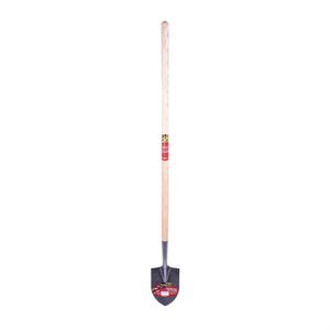 Shovel Round Point 56in x 6in Blade Wood L-Handle