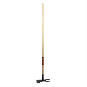 Hoe / Cultivator 2-Sided Multipurpose 48-1 / 2in Wood L-Handle
