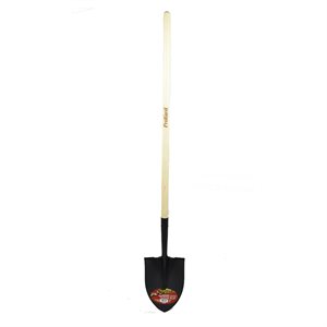 Shovel Round Point 58in x 8-1 / 4in Blade Wood L-Handle