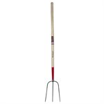 Grizzly Hay Pitchfork 60in 3-Tines 7.5" Head Wood Handle