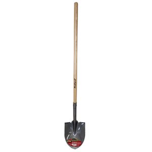 Shovel Round Point 59in x 9-1 / 2in Blade Ashwood L-Handle