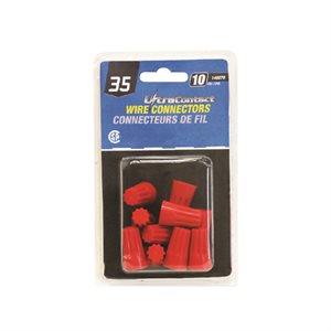 Twist On Wire Connector #35 (L) Red 10Pk