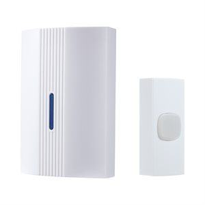 Plug-in Door Chime Wireless White