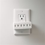Decora GFCI Receptacle with Wall Plate T / R 15Amp White