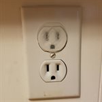 Duplex Outlet / Receptacle Wallplate 1-Gang Ivory