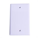 Blank Wall Plate 1 Gang White