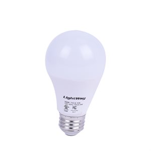 2PK Ampoules LED A19 Non-Dimmables à Base E26 9W Blanc Chaud