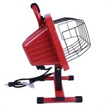 Portable Work Light 700W Halogen 5ft Cord Red
