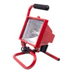 Halogen WorkLight 500W 1ft Cord Red