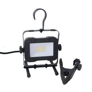 SMD LED Portable Worklight w / H-Stand+Clamp+Hook SJT 5ft (1.5m)