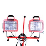 Halogen WorkLight Dual Head 8ft Cord w / Tripod 1400W