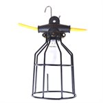 Industrial LED String Light 10-Cages SJTW 14 / 3 100ft + A19 Bulbs